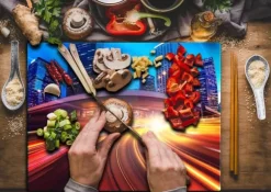 SKÄRBRÄDA I GLASPLATTA 52x40 CITY