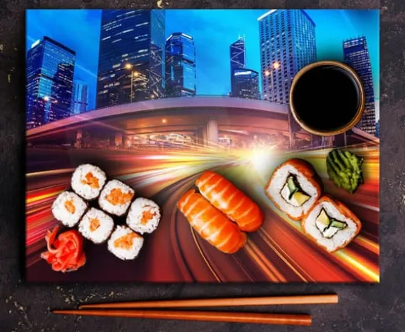 SKÄRBRÄDA I GLASPLATTA 52x40 CITY