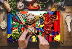 SKÄRBRÄDA I GLASPLATTA 52x30 CITY