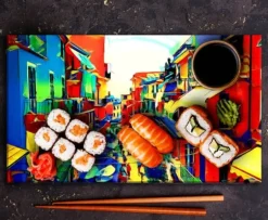 SKÄRBRÄDA I GLASPLATTA 52x30 CITY