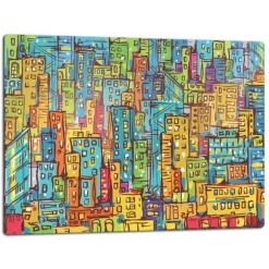 SKÄRBRÄDA I GLASPLATTA 52x40 CITY