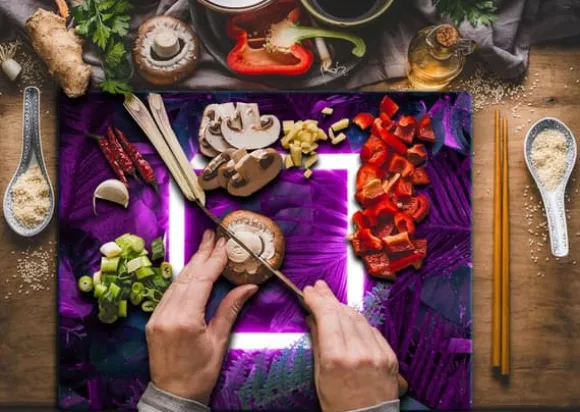 SKÄRBRÄDA I GLASPLATTA 52x40 DELAR