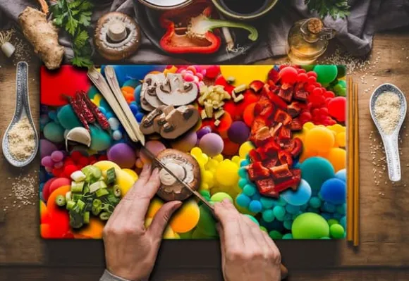 SKÄRBRÄDA I GLASPLATTA 52X30 DELAR