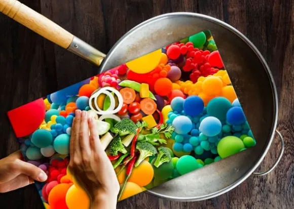 SKÄRBRÄDA I GLASPLATTA 52X30 DELAR