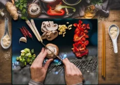 SKÄRBRÄDA I GLASPLATTA 52x40 DROP