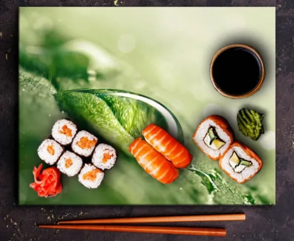 SKÄRBRÄDA I GLASPLATTA 52x40 DROP