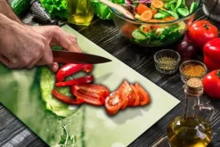 SKÄRBRÄDA I GLASPLATTA 52x40 DROP