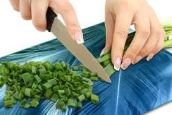 SKÄRBRÄDA I GLASPLATTA 52x40 FJÄDRAR