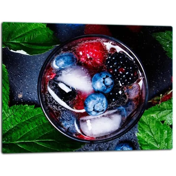 SKÄRBRÄDA I GLASPLATTA 52x40 FRUKT