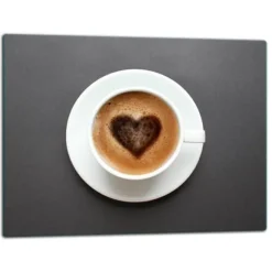 SKÄRBRÄDA I GLASPLATTA 52x40 HJÄRTA