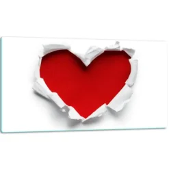 SKÄRBRÄDA I GLASPLATTA 52x30 HJÄRTA