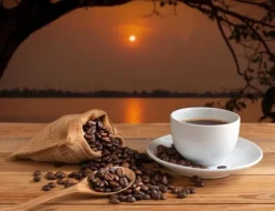 SKÄRBRÄDA I GLASPLATTA 52x40 KAFFE