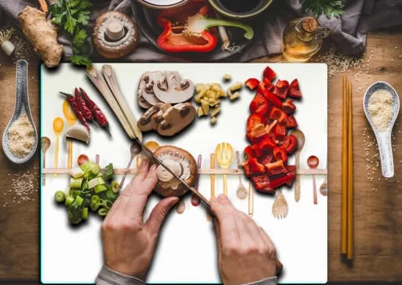 SKÄRBRÄDA I GLASPLATTA 52x40 KÖK