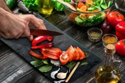 SKÄRBRÄDA I GLASPLATTA 52x30 KÖK