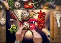 SKÄRBRÄDA I GLASPLATTA 52x40 KVINNA