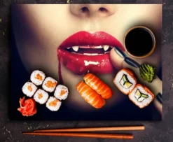 SKÄRBRÄDA I GLASPLATTA 52x40 KVINNA