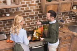 SKÄRBRÄDA I GLASPLATTA 52x30 LANDSKAP