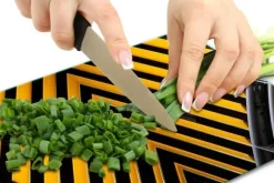 SKÄRBRÄDA I GLASPLATTA 52x40 MÖNSTER