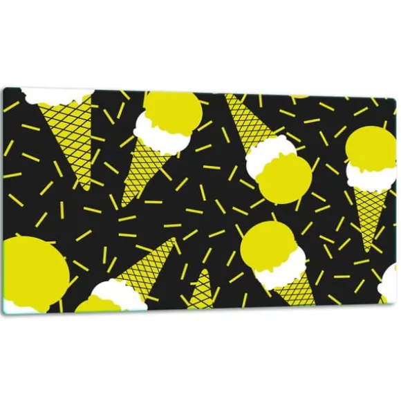 SKÄRBRÄDA I GLASPLATTA 52x30 MÖNSTER