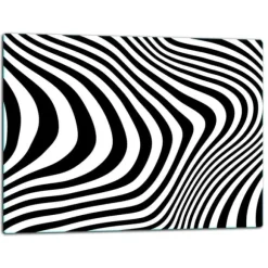 SKÄRBRÄDA I GLASPLATTA 52x40 MÖNSTER