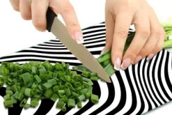 SKÄRBRÄDA I GLASPLATTA 52x40 MÖNSTER