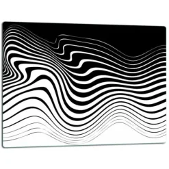 SKÄRBRÄDA I GLASPLATTA 52x40 MODERN