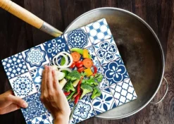 SKÄRBRÄDA I GLASPLATTA 52x40 MOSAIKKAKEL