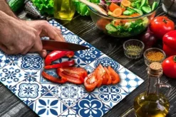 SKÄRBRÄDA I GLASPLATTA 52x40 MOSAIKKAKEL