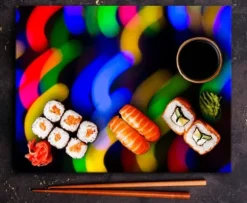 SKÄRBRÄDA I GLASPLATTA 52x40 MODERN