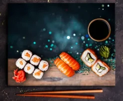 SKÄRBRÄDA I GLASPLATTA 52x40 MODIG