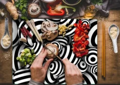 SKÄRBRÄDA I GLASPLATTA 52x40 MODERN