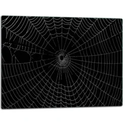 SKÄRBRÄDA I GLASPLATTA 52x40 SVART