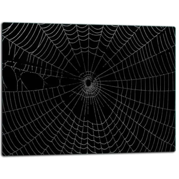 SKÄRBRÄDA I GLASPLATTA 52x40 SVART