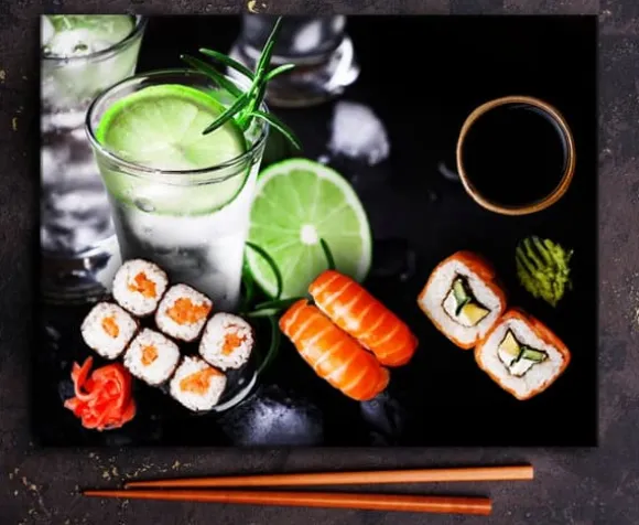 SKÄRBRÄDA I GLASPLATTA 52x40 SVART