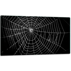 SKÄRBRÄDA I GLASPLATTA 52x30 SVART