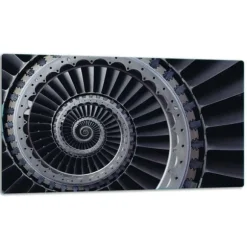 SKÄRBRÄDA I GLASPLATTA 52x30 SVART