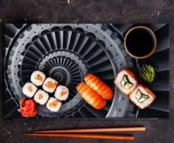 SKÄRBRÄDA I GLASPLATTA 52x30 SVART