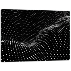 SKÄRBRÄDA I GLASPLATTA 52x40 SVART