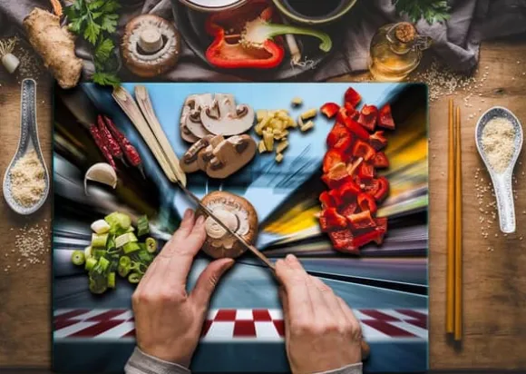 SKÄRBRÄDA I GLASPLATTA 52x40 TOR