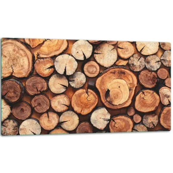 SKÄRBRÄDA I GLASPLATTA 52x30 TRÄ