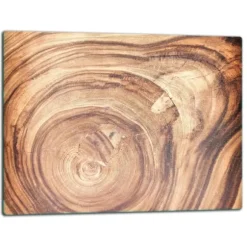 SKÄRBRÄDA I GLASPLATTA 52x40 TRÄ