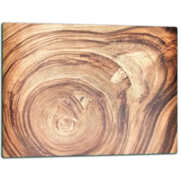 SKÄRBRÄDA I GLASPLATTA 52x40 TRÄ