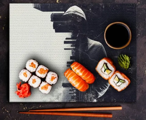 SKÄRBRÄDA I GLASPLATTA 52x40 VIT