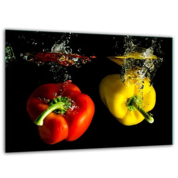 SKÄRBRÄDA I HÄRDAT GLAS 30x22 PEPPER