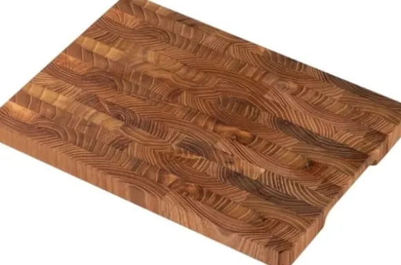 Skärbräda, skärbrädor i trä för kök med och skärbräda för kött och ostbricka, kraftig serveringsbricka