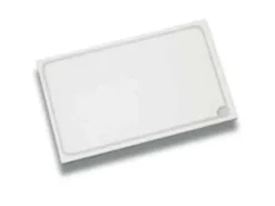 Skärbräda 50x30x2 cm med juice groove Plast Vit