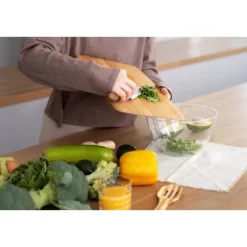 Skärbrädeset i bambu, 3 delar, lätt att rengöra