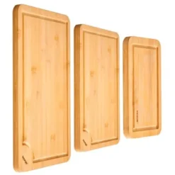 Skärbrädeset, 38.1x25.4x1.5 cm, Bambuträ