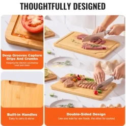 Skärbrädeset, 38.1x25.4x1.5 cm, Bambuträ