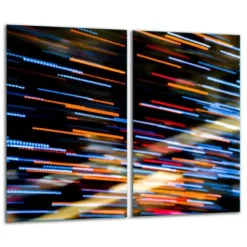 SKÄRBRÄDOR I GLAS 2x 30x52 DELAR